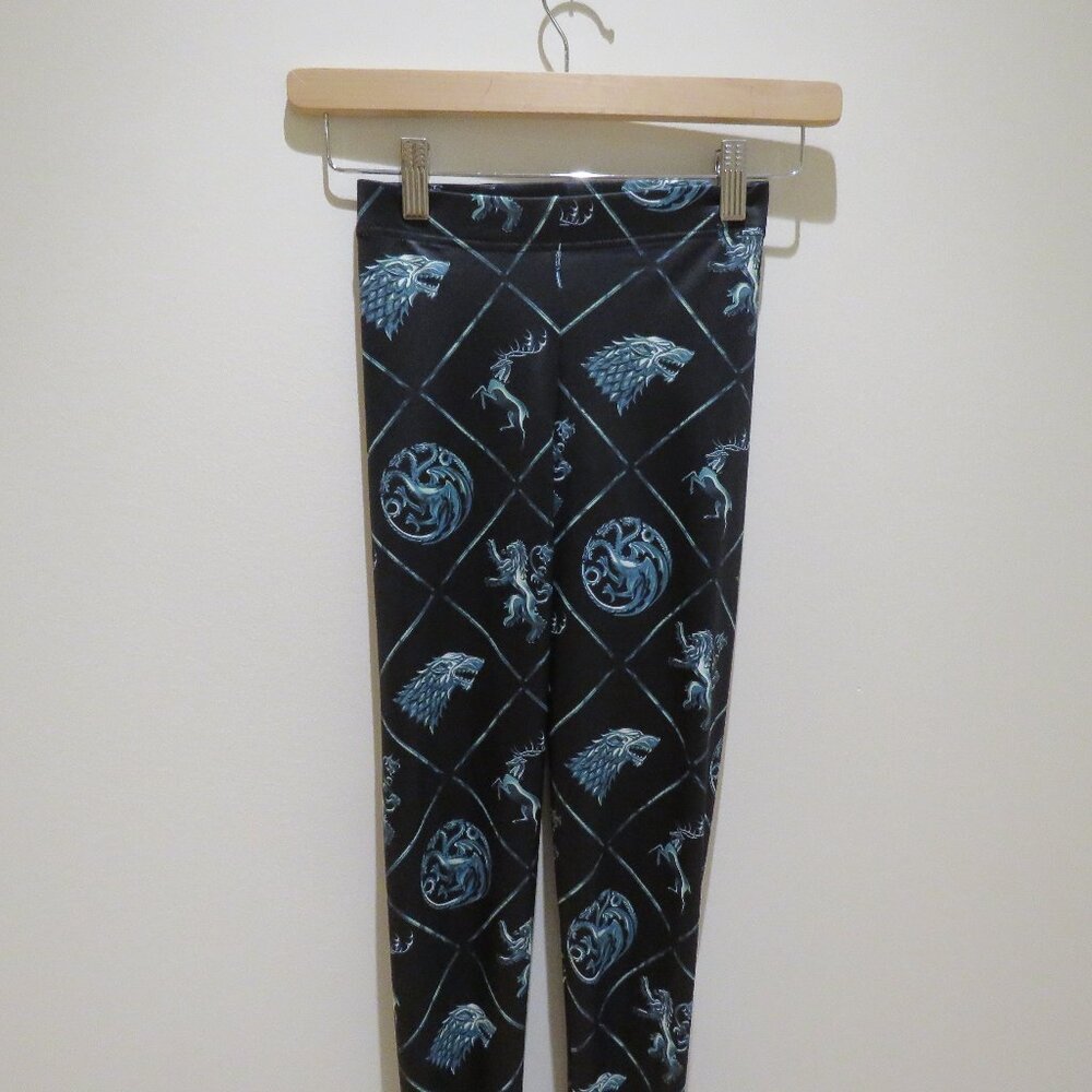 BLACKMILK Game Of Thrones Win Or Die Leggings Goth Alt Punk Cosplay Whimsigoth - Picture 4 of 14